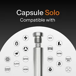 Мнемонічна капсула Cryptosteel Capsule Solo 1 шт (B084JSR4HG) - мініатюра 13