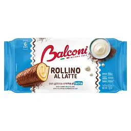 Бисквитные рулетики Balconi Rollino al Latte 222 г