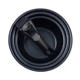 Набір ковшів Bergner Click & Сook зі знімною ручкою червоний з чорним (BG-31608-RD) - мініатюра 6