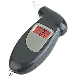 Персональний алкотестер цифровий з підсвічуванням та 4 мундштуками Digital Breath Alcohol Tester - мініатюра 2