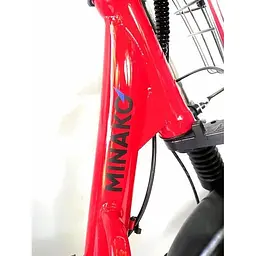 Електровелосипед Minako Monster Pro 16" 1000W 60V 30Ah гідравлічні гальма червоний - мініатюра 12