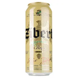 Упаковка пива Zibert Lagerbier світлого 4.4% 12 л з/б (0.5 л х 24 шт.) - мініатюра 2