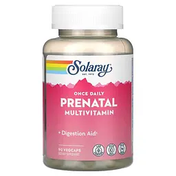 Вітаміни для вагітних Once Daily Prenatal Multivitamin 90 капсул Solaray vit0006248