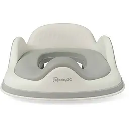 Сидіння для унітазу BabyGO Pro Seat біло-сіре (9002) - мініатюра 2