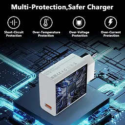 Швидкий зарядний пристрій USB-C 120 Вт для Xiaomi, Redmi та POCO - мініатюра 8