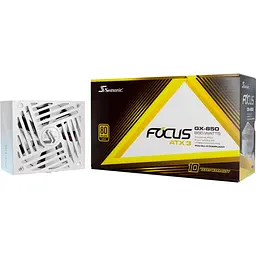 Блок живлення Seasonic FOCUS-GX-850W ATX 3.1 80+ Gold (FOCUS-GX-850-ATX31-WHITE) - мініатюра 11