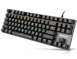 Механічна ігрова клавіатура REAL-EL M5 USB RGB Black - мініатюра 3
