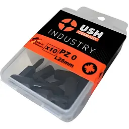 Насадка викруткова USH Industry Pozidriv PZ0x25 мм 10 шт. (UUSG0012053)