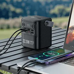 Зовнішній акумулятор Hoco J152 Balance 80000mAh 22.5W Black (652094) [155754] - мініатюра 7