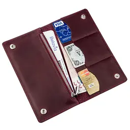 Жіночий шкіряний гаманець SHVIGEL 19х9,5х1 см acs0016079 - мініатюра 4