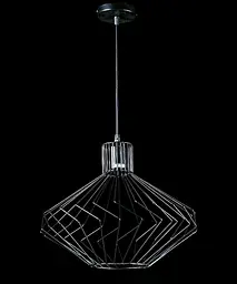 Люстра стельова Splendid Ray L537/1L, E27, 40W, Чорний метал, регульована висота 50-110 см, сучасний стиль для дому - мініатюра 2