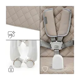 Стілець для годування Kinderkraft Tulo Beige (5902533928781) - мініатюра 9