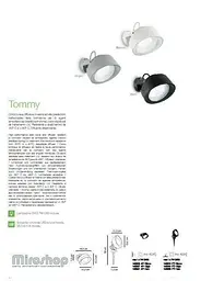 Парковий світильник Ideal Lux TOMMY PT1 NERO (145358) - мініатюра 3