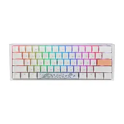 Клавіатура Ducky One 3 Mini Cherry MX Red RGB UA USB White (DKON2161ST-RUAPXPWWWSC1)