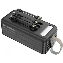 Зовнішній акумулятор Hoco DB21 large display power bank 80000mAh 6 портів 4USB Type-C Lightning 6931474767462 - мініатюра 4
