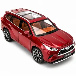 Колекційна металева модель автомобіля АвтоЕксперт Toyota Highlander Hybrid з інерцією, світлом та звуком 1:24 - мініатюра 9