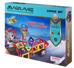 Конструктор магнітний Magplayer, 98 елементів (MPA-98) - мініатюра 2