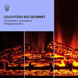 Електричний камін Klarstein Beerenberg 1800 Вт (10038398) - мініатюра 7
