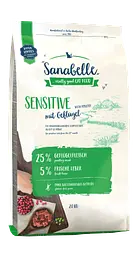 Сухий корм Sanabelle Sensitive для дорослих кішок з домашнім птахом 2 кг
