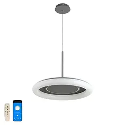 Люстра стельова LED Levistella 797MD6006 (500) DGY, 70W, три режими світла, діаметр 500 мм, сучасний стиль