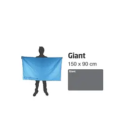 Рушник Lifeventure Micro Fibre Comfort Giant Синій - мініатюра 4
