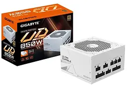 Блок живлення GIGABYTE UD850GM PG5W 850W (GP-UD850GM-PG5W) 80+ Gold (GP-UD850GM PG5W) White - мініатюра 7