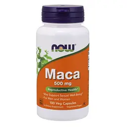 Мака Maca 500 mg 100 Veggie Caps NOW vit0005410