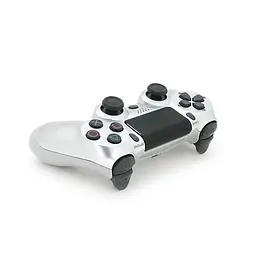 Геймпад Brazzers бездротовий для PS4 Wireless DUALSHOCK 4, роз'єм для навушників, LED light bar, Silver-White, 3.7V, 600mAh, Blister-box