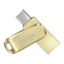 Флеш накопичувач USB 512Gb Ultra Dual Luxe, Gold SanDisk teh0024653 - мініатюра 2