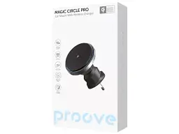 Автомобільний тримач для смартфона Proove Magic Circle Pro 15W Black (WHMP15010001) - мініатюра 3