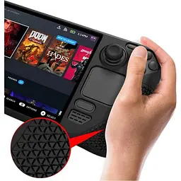Чохол Dobe Silicone Case для Valve Steam Deck Black [105016] - мініатюра 4