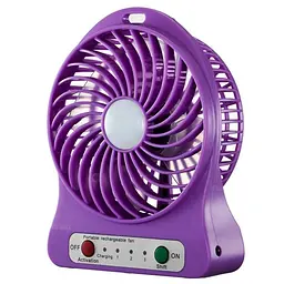 Міні вентилятор mini fan з акумулятором - мініатюра 4