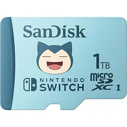 Карта пам'яті SanDisk Micro SD Pokemon Snorlax for Nintendo Switch 1Tb
