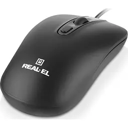 Комп'ютерна мишка Real-El RM-222 USB Black/Gray (EL123200040) - мініатюра 6