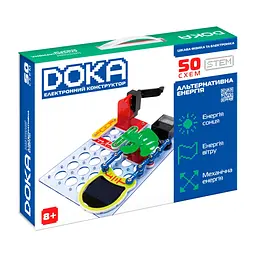 Конструктор DOKA електронний Альтернативна енергія (50 схем) (D70711) - мініатюра 6