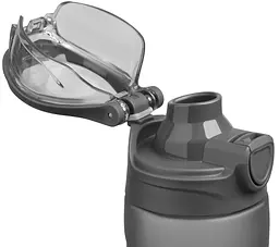 Пляшка для води Ardesto Matte Bottle, 0,6 л, сірий (AR2205PGY) - мініатюра 3