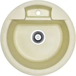 Кухонна мийка Adamant FINE ivory d 470x190 мм, без крила d 47