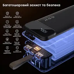 Повербанк 50000 mAh Choetech B733 Black 65W QC3.0 PD3.0 (43-00142) - мініатюра 8