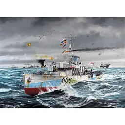 Збірна модель-копія Revell Корвет класу Флауер HMCS Snowberry 1:144 (RVL-05132) - мініатюра 7