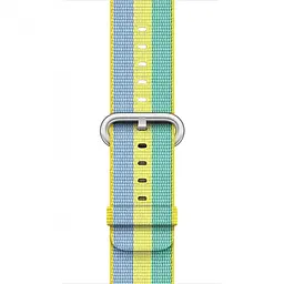 Ремінець Creasted для годинника Apple Watch 42 мм 44 мм нейлоновий з пряжкою, Blue-yellow-green - мініатюра 3