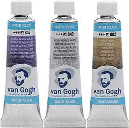 Фарба акварельна Van Gogh (843), Інтерферентний білий, туба 10 мл, Royal Talens (8712079418199) - мініатюра 3
