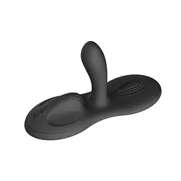 Sit-on-top смарт-вібратор Zalo - Flora Smart Vibrating Pad Obsidian Black, 9 моторів - мініатюра 1