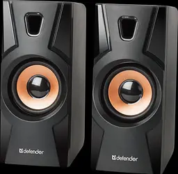 Акустична система 2.0 Defender Aurora S8, 8Вт (RMS) MDF USB чорна