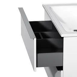Тумба з умивальником Am.Pm X-Joy S підвісна 100 см 2 ящики білий MTA-FHX1002WG-WCC1002WG, Білий - мініатюра 5