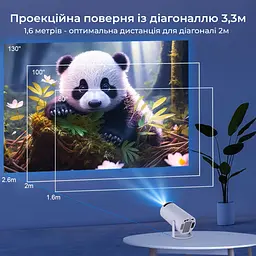 Проектор Magcubic Android 11 HY300 Pro 720P 4K 260ANSI Allwinner H713 180 ° гнучкий портативний проектор BT5.0 Home Cinema Outdoor - мініатюра 6