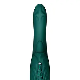 Вібратор-кролик Zalo Ares Turquoise Green зі смарт-управлінням - мініатюра 9