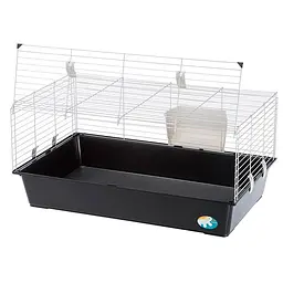 Клітка для кроликів та морських свинок Ferplast Rabbit 100 чорна 57052370EL - мініатюра 2