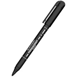 Маркер Centropen Permanent 2836 2 мм чорний упаковка 10 шт. (2836/01)