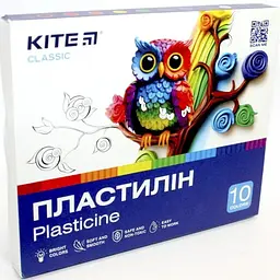 Пластилін "Kite" Classic 10 кольор. 200гр №K-084