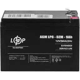 Акумулятор LogicPower LP 6-DZM-9 Ah тяговий свинцево-кислотний (LP12654)